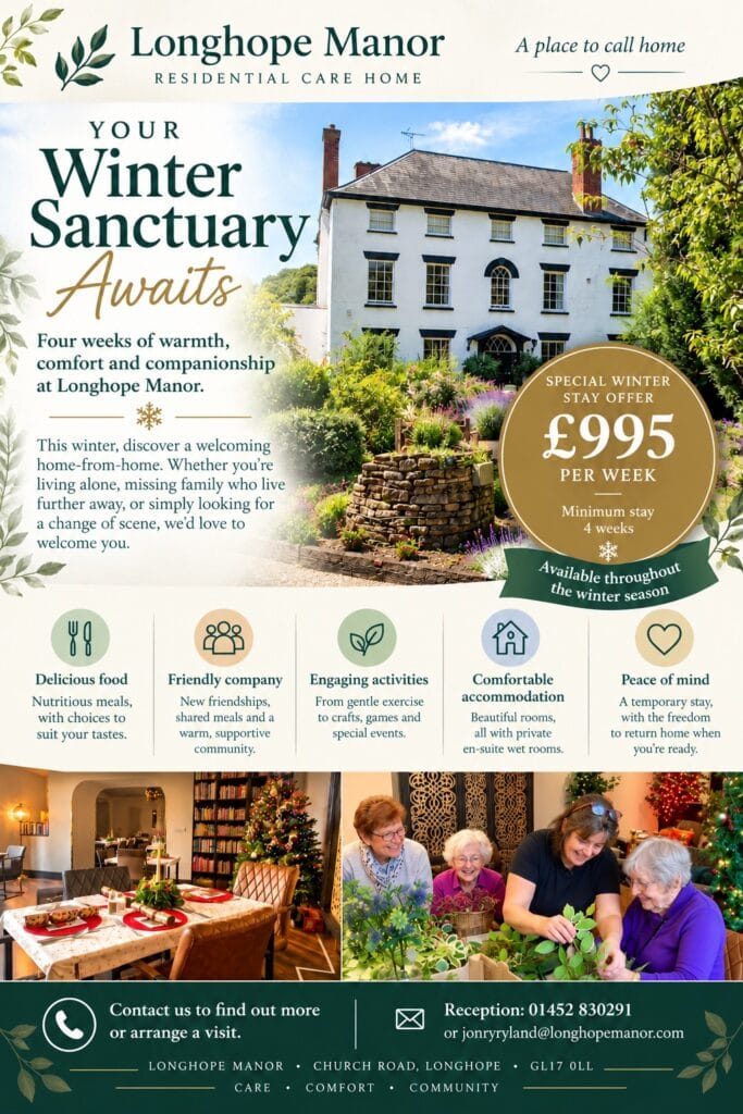 Longhope Manor Winter Sanctuary Poster JPEG